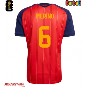 Spania Mikel Merino #6 Tricou Fotbal Replică Mondial 2026 Barbati Acasa